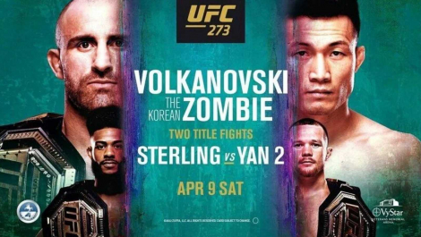 UFC 273: Волкановски vs. Корейский Зомби: даты, кард, анонс, прогнозы