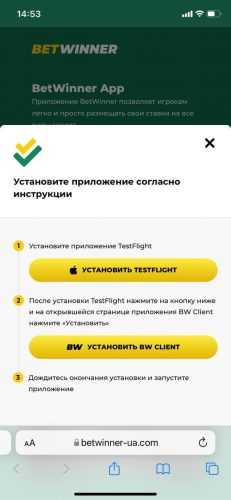 Скачиваем TestFlight для последующей установки betwinner